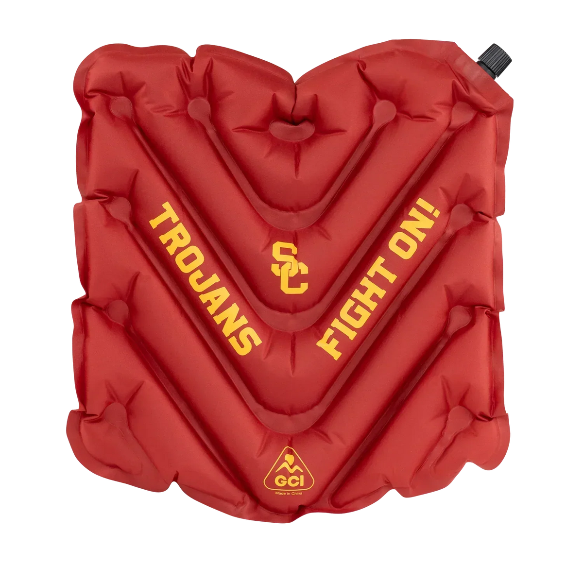 College V Seat™ Inflatable Stadium Cushion - USC Trojans - Easy Table Setup